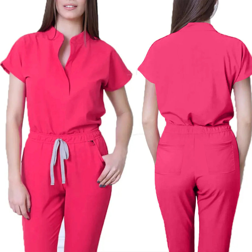 Hot Pink Jumpsuit