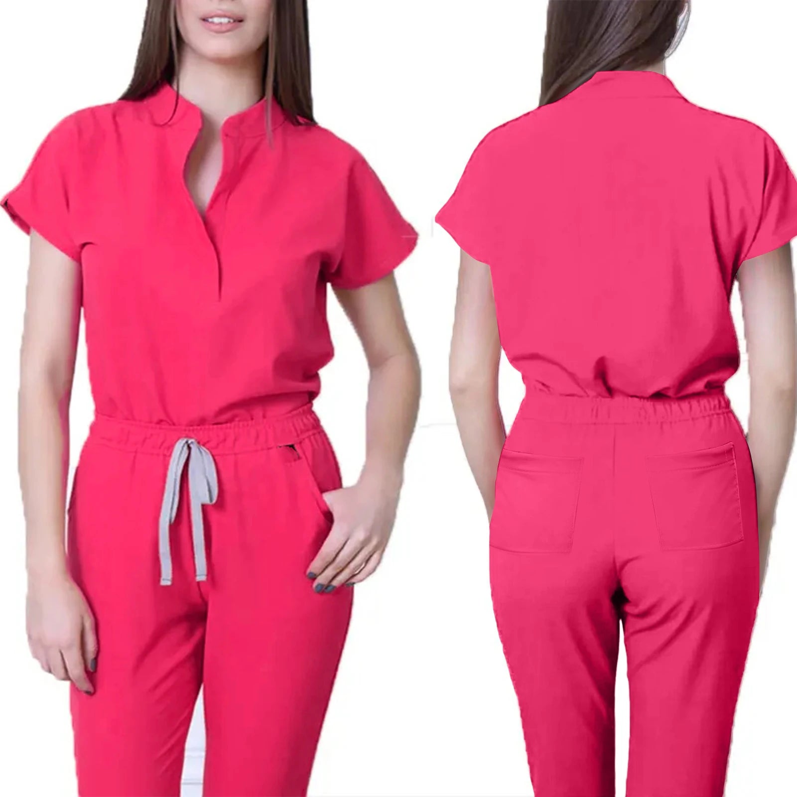 Hot Pink Jumpsuit