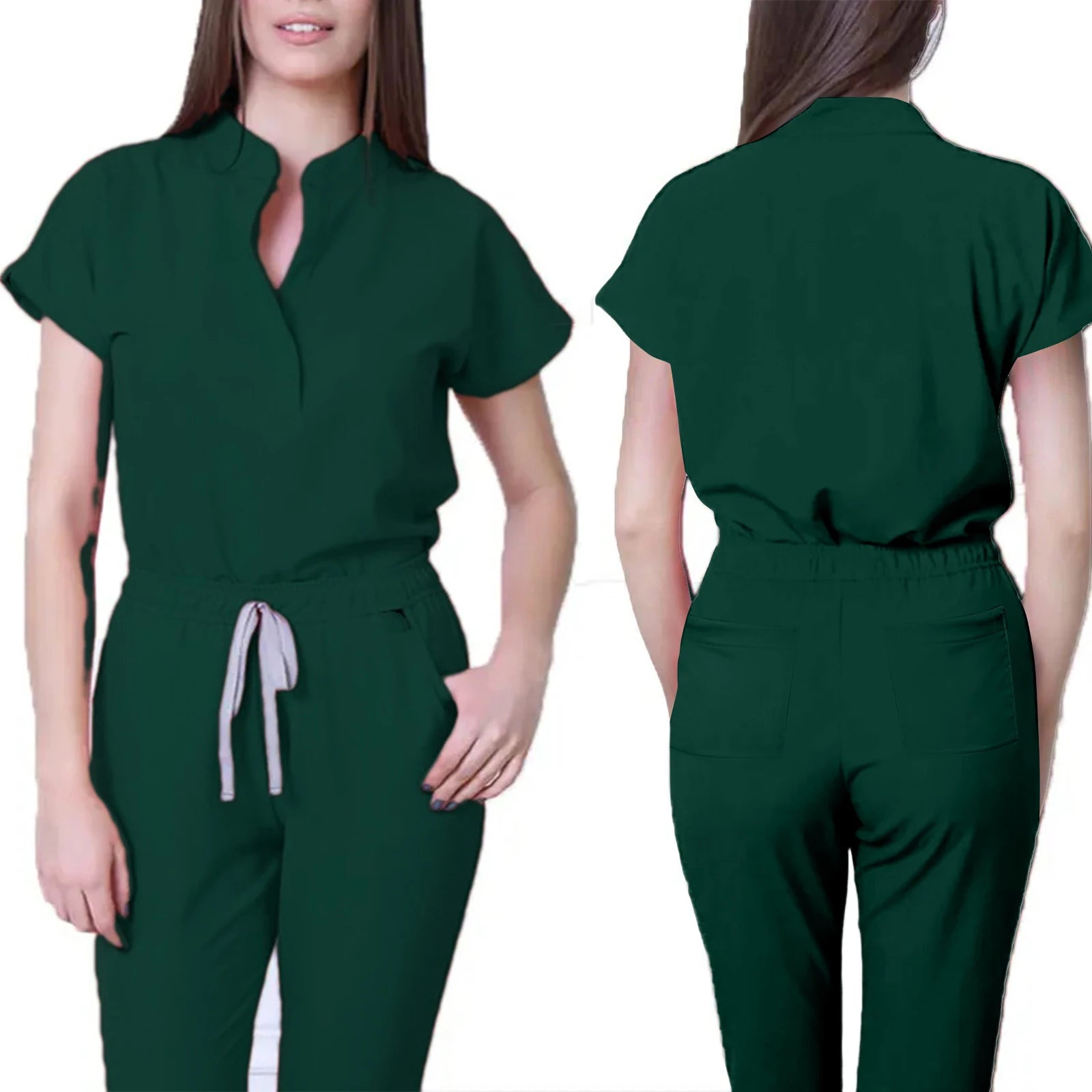Dark Green Jumpsuit