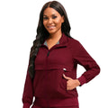 Burgundy Hospital Jacket