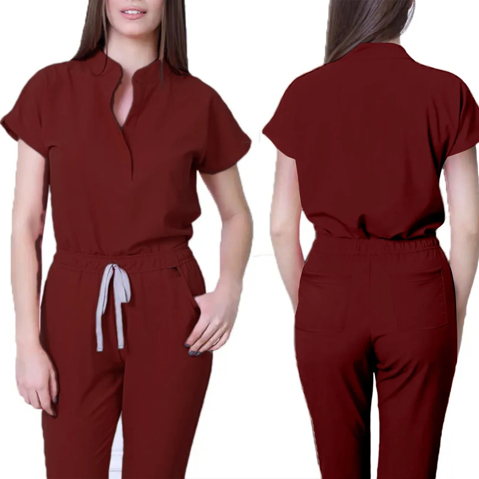 Wine Jumpsuit