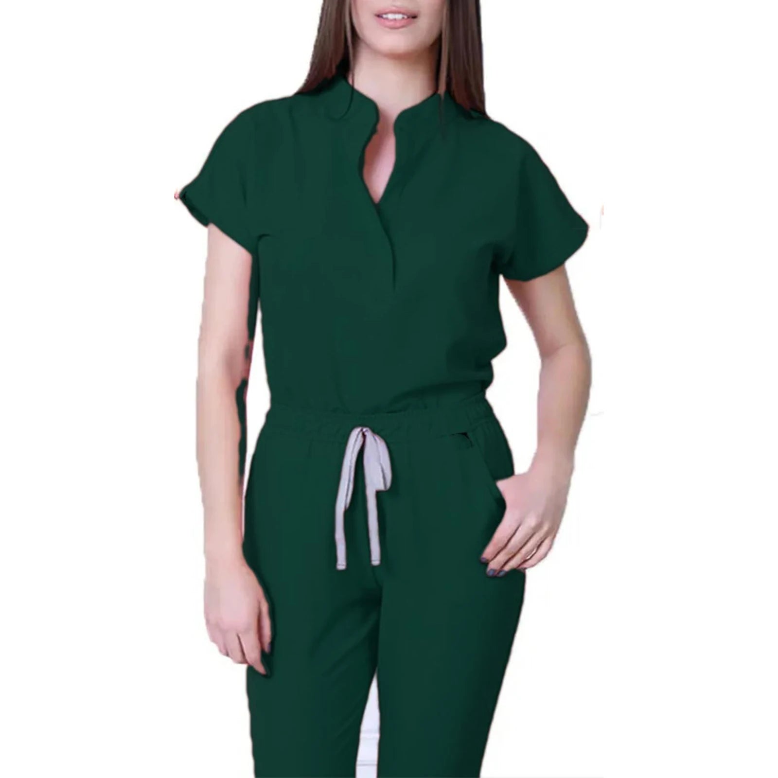 Dark Green Jumpsuit