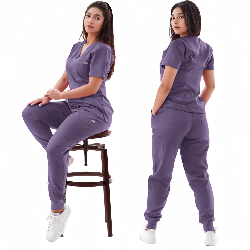Purple Scrub Set