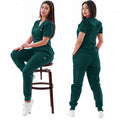 Dark Green Scrub Set