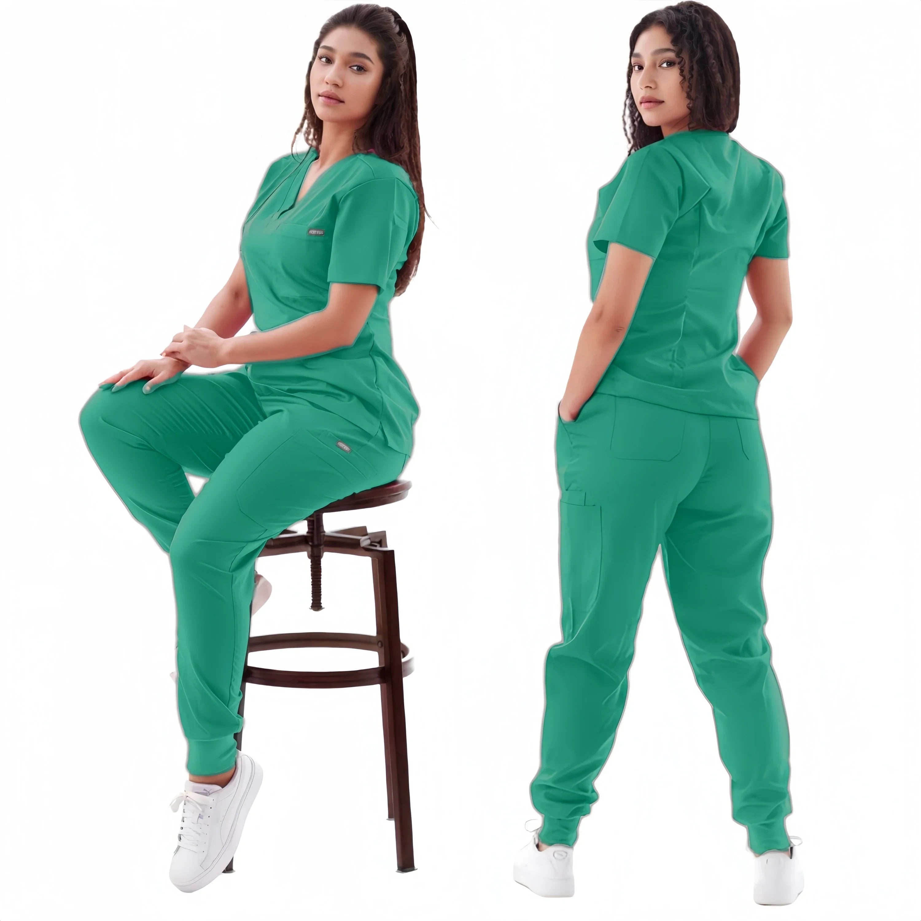 Green Scrub Set