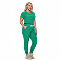 Green Jogger Scrub Set